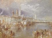 Joseph Mallord William Turner Rouen,looking up the Seine (mk31) oil painting artist